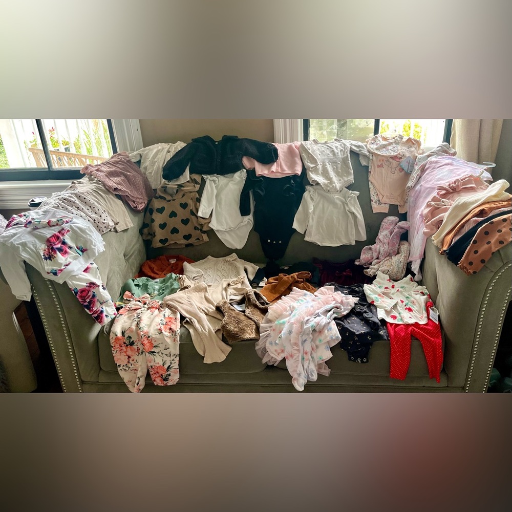 3-6 month baby girl 43 piece bundle